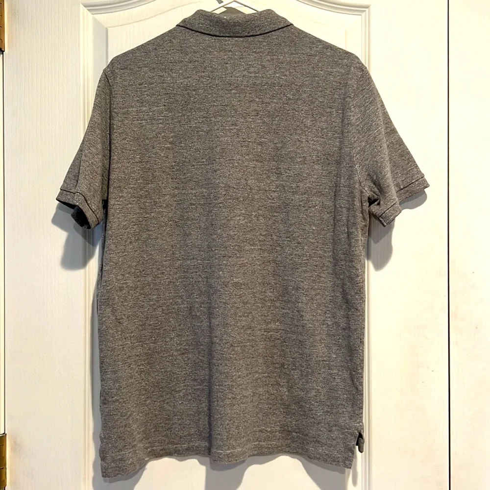 Polo by Ralph Lauren Classic Fit Medium Grey in a Pique textured like fabric